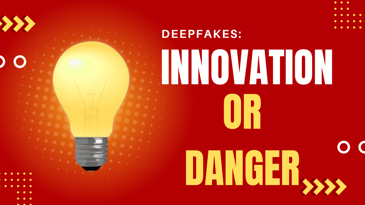 Deepfake technology as both innovation and potential danger